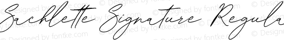 Sachlette Signature