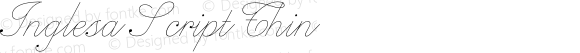 Inglesa Script Thin