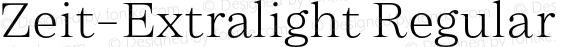 Zeit-Extralight Regular