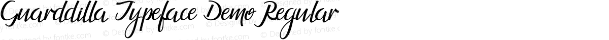 Guarddilla Typeface Demo Regular