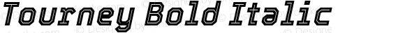Tourney Bold Italic