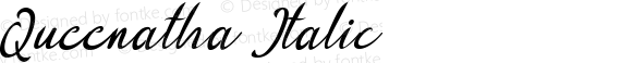 Queenatha Italic