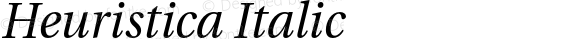 Heuristica Italic