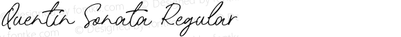 Quentin Sonata Script