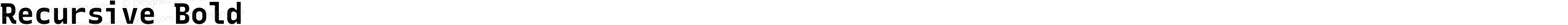 Recursive Bold