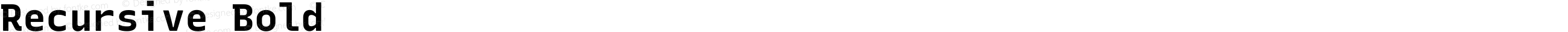 Recursive Bold