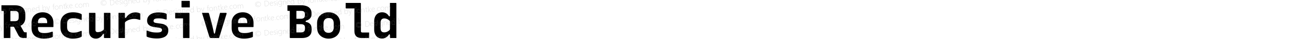 Recursive Bold