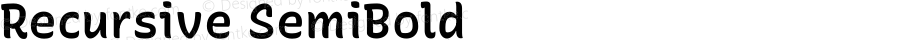 Recursive SemiBold