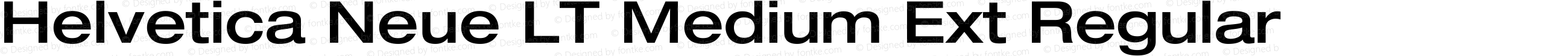 Helvetica Neue LT 63 Medium Extended
