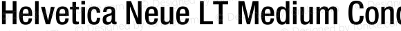 Helvetica Neue LT 67 Medium Condensed