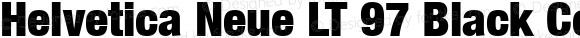 Helvetica Neue LT 97 Black Condensed