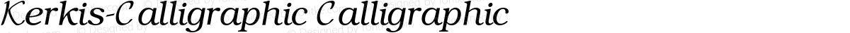 Kerkis-Calligraphic Calligraphic