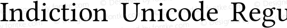 Indiction Unicode Regular