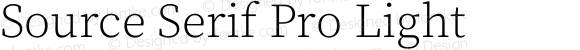 Source Serif Pro Light