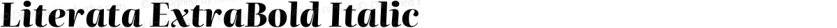 Literata ExtraBold Italic