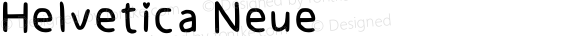 Helvetica Neue 细体