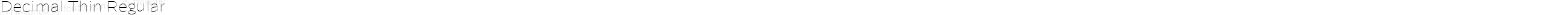 Decimal Thin