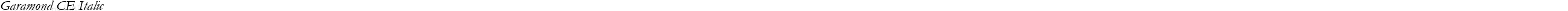 Garamond CE Italic
