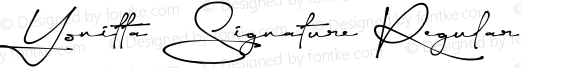 Yonitta Signature Regular