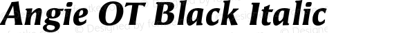 Angie OT Black Italic