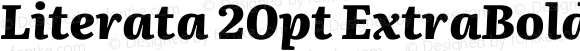 Literata 20pt ExtraBold Italic