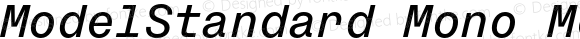 ModelStandard Mono Medium Italic