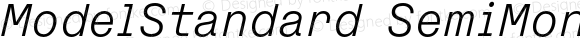 ModelStandard SemiMono Italic