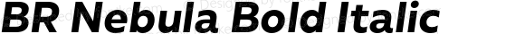 BR Nebula Bold Italic