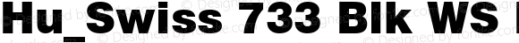 Hu_Swiss 733 Blk WS Regular 1.0, Rev. 1.65  1997.06.10