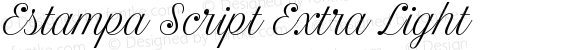 Estampa Script Extra Light