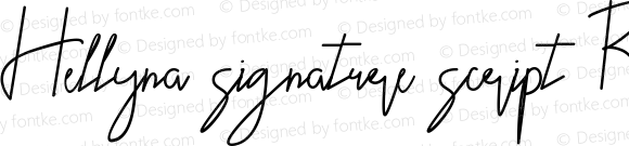 Hellyna signature script Regular