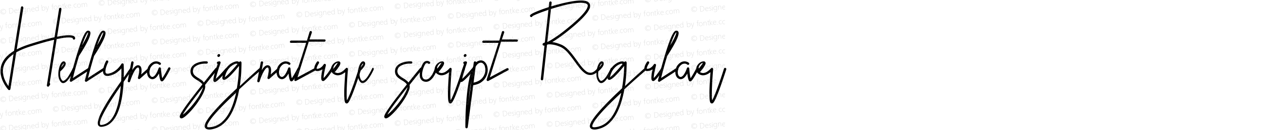 Hellyna signature script