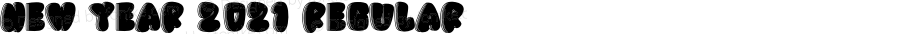New Year 2021 Regular Version 1.001;Fontself Maker 3.5.2