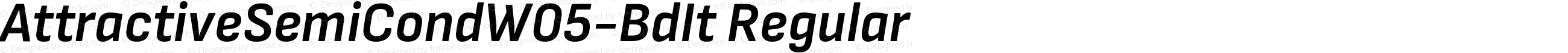 AttractiveSemiCondW05-BdIt Regular
