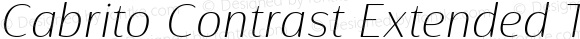 CabritoContrast-ExtThinItalic