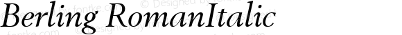 Berling-Italic