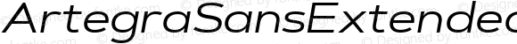 Artegra Sans Extended W05 Rg It