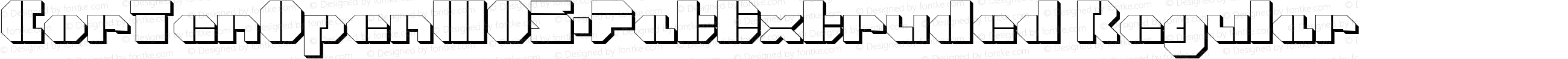 CorTenOpenW05-FatExtruded Regular