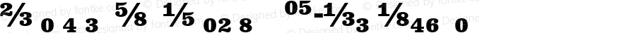 Clarendon Text Fractions W05 Bd