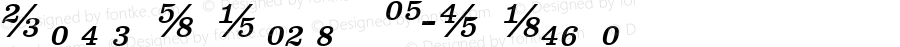 Clarendon Text Fractions W05 It