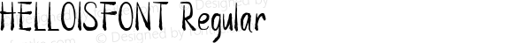 HELLOISFONT Regular