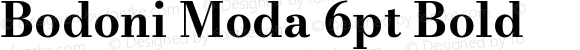 Bodoni Moda 6pt Bold