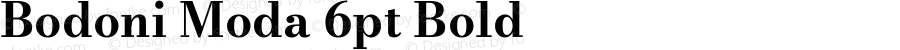 Bodoni Moda 6pt Bold