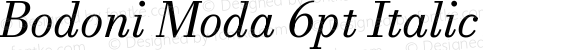 Bodoni Moda 6pt Italic