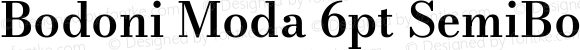 Bodoni Moda 6pt SemiBold