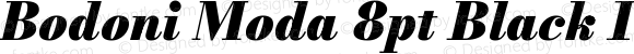 Bodoni Moda 8pt Black Italic