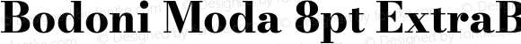 Bodoni Moda 8pt ExtraBold