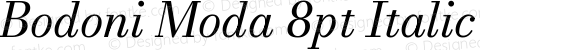 Bodoni Moda 8pt Italic