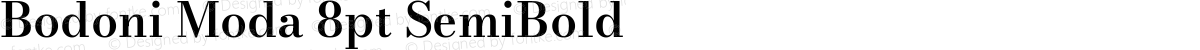 Bodoni Moda 8pt SemiBold