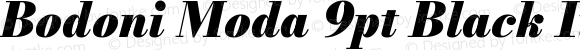 Bodoni Moda 9pt Black Italic